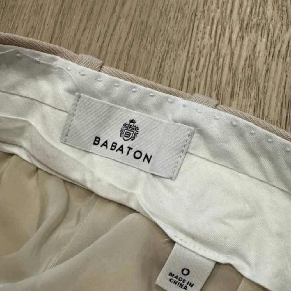 Aritzia Babaton Cropped Agency Pant City Wool Light Beige Size 0 - Picture 6 of 7